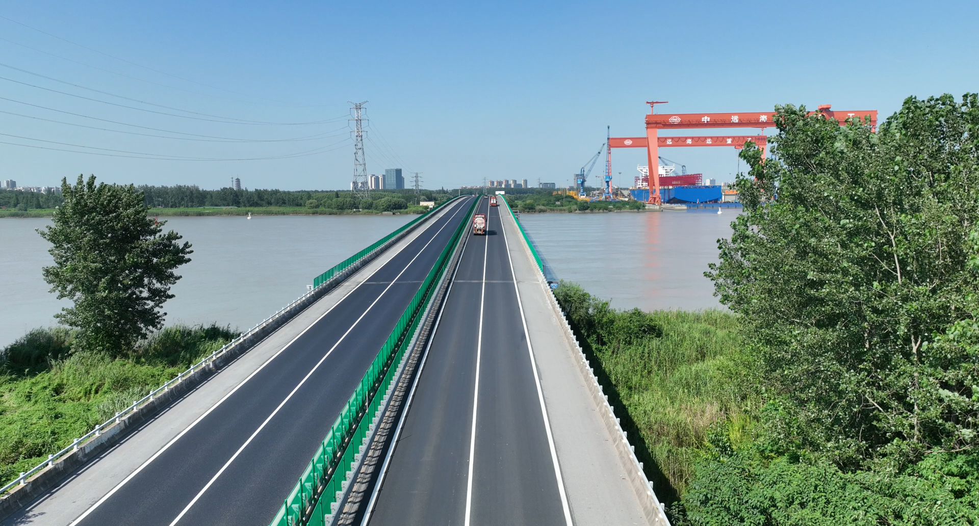 省道356沿江公路邗江段恢复正常通行